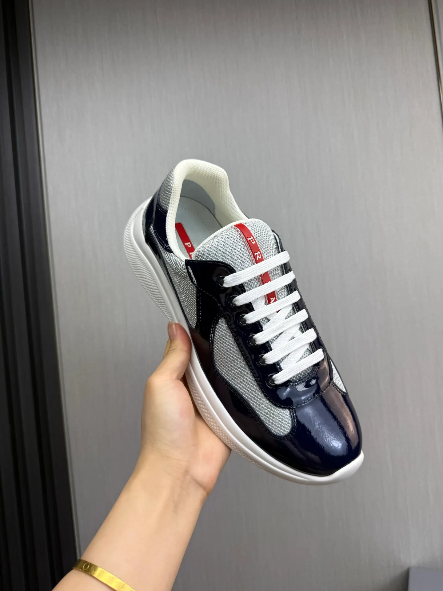Men's shoes 640💰 [PRADA] Hot selling items🔥Must be recommended every day~~ Official website synchronized, 1:1 high quality shipments✔️ Imported cowhide fabric, rubber material + cowhide lining, original bottom, high-end airplane box packaging🎁 38-45 (38.45 custom-made, non-returnable)